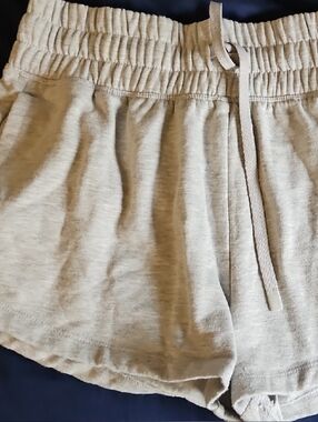 Asics Women's Light Grey Sweat Shorts